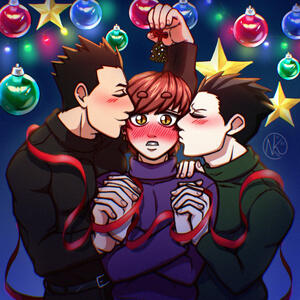 Secret Santa art for Kits