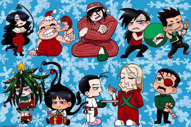 FMA Secret Santa 2023 - Homunculi Holiday Hijinks